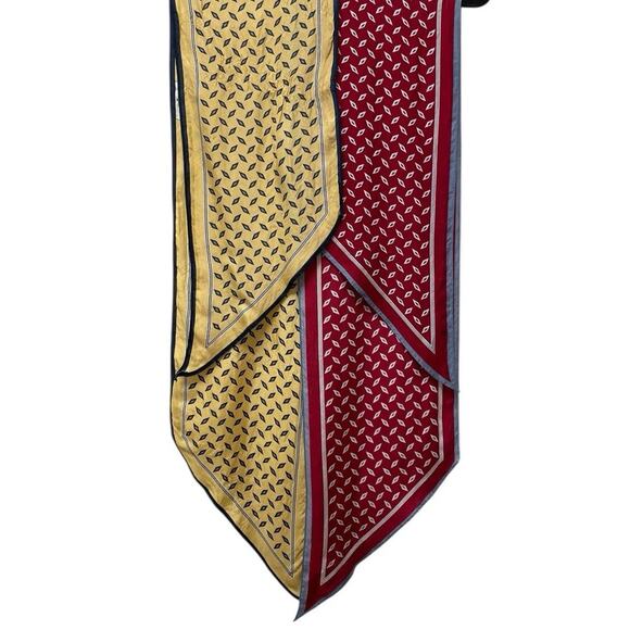 VTG American Airlines Flight Attendant Scarf Audrey Talbott LOT of 2 Workwear - Picture 2 of 11